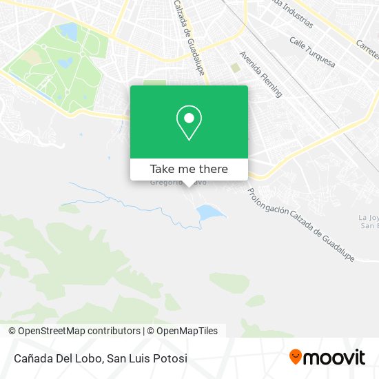 Cañada Del Lobo map