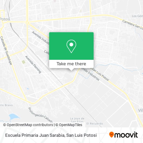 Escuela Primaria Juan Sarabia map