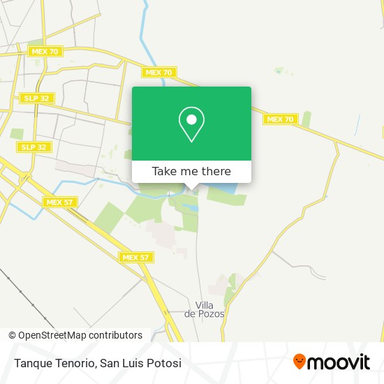 Tanque Tenorio map