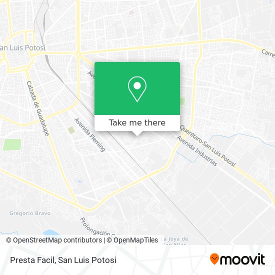 Presta Facil map