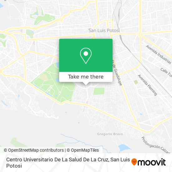 Centro Universitario De La Salud De La Cruz map