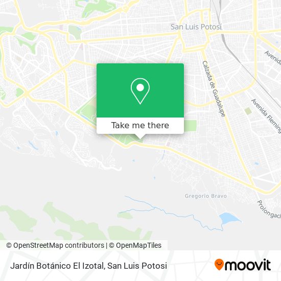Jardín Botánico El Izotal map