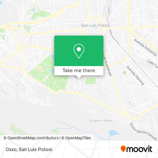 Mapa de Oxxo