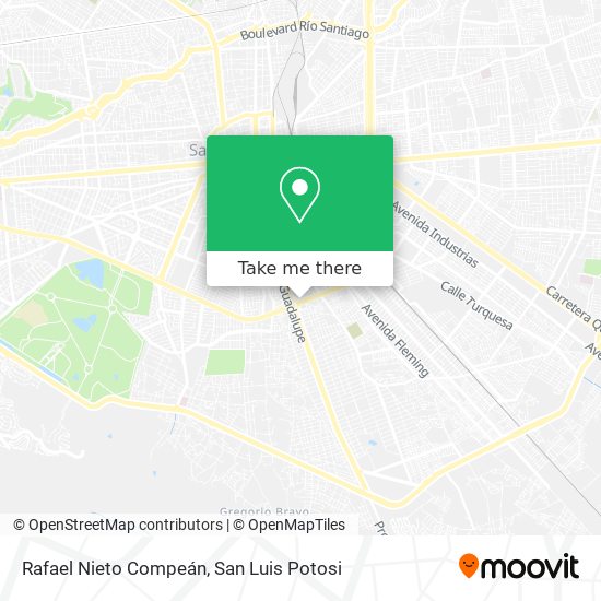 Mapa de Rafael Nieto Compeán