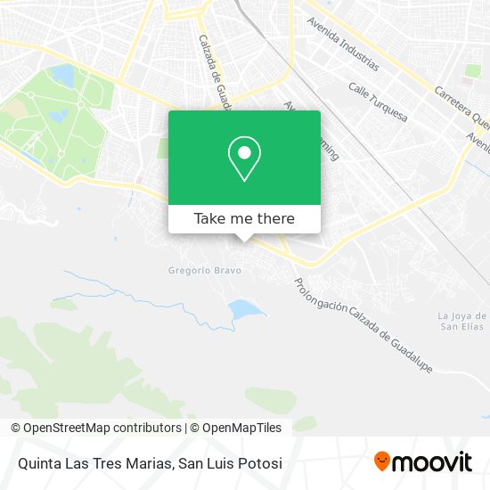 Quinta Las Tres Marias map