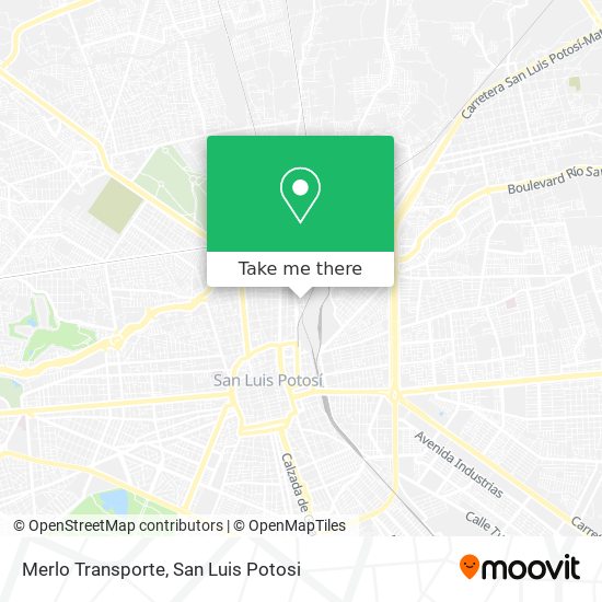 Mapa de Merlo Transporte