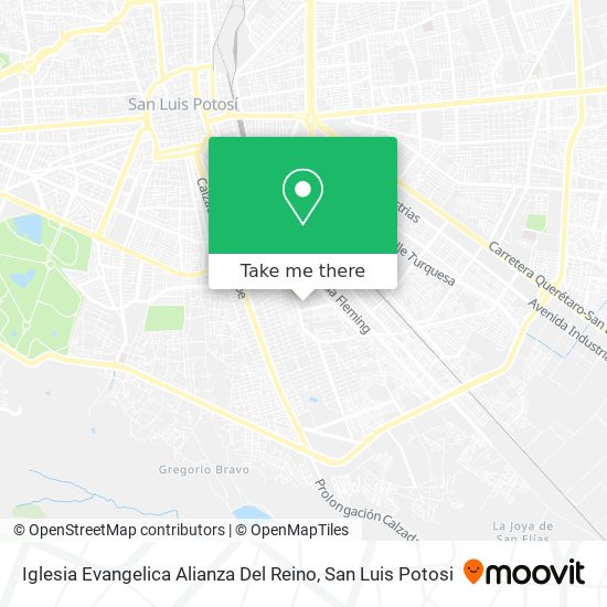 Mapa de Iglesia Evangelica Alianza Del Reino