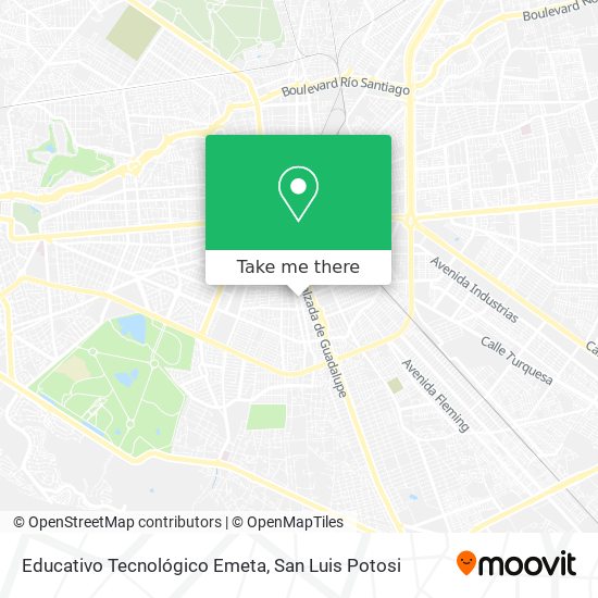 Educativo Tecnológico Emeta map