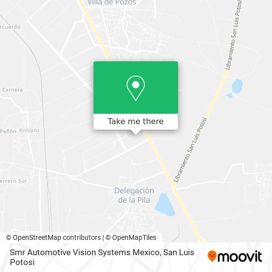 Smr Automotive Vision Systems Mexico map