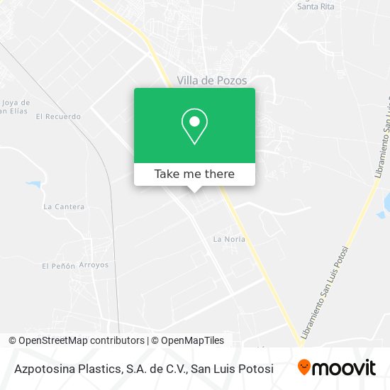 Mapa de Azpotosina Plastics, S.A. de C.V.