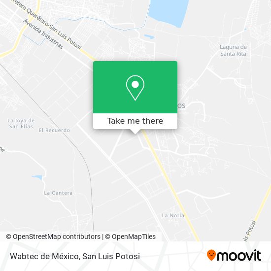 Mapa de Wabtec de México