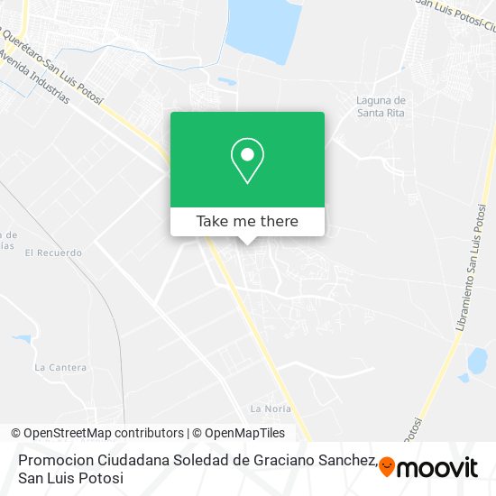 Promocion Ciudadana Soledad de Graciano Sanchez map