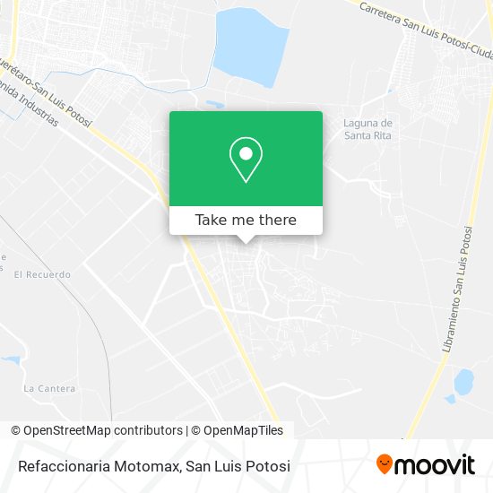 Refaccionaria Motomax map