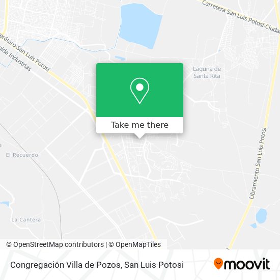 Congregación Villa de Pozos map