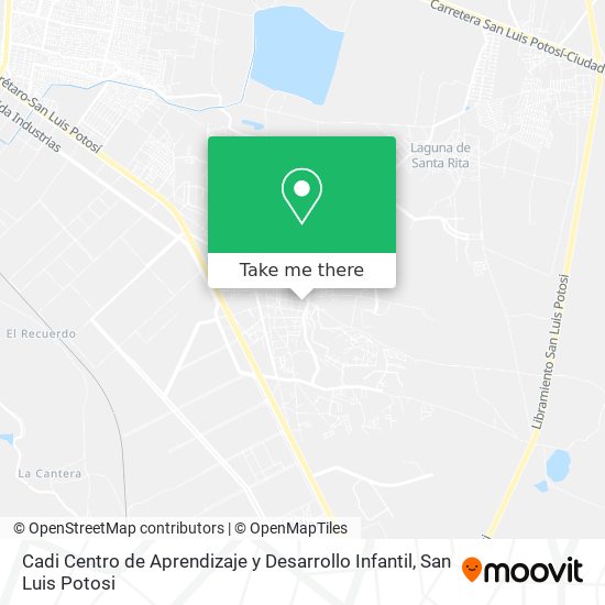 Cadi Centro de Aprendizaje y Desarrollo Infantil map