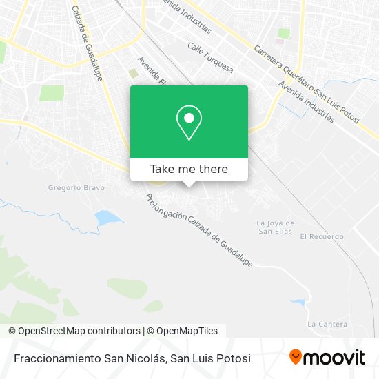 Fraccionamiento San Nicolás map