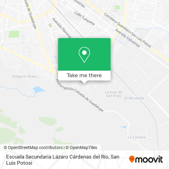 Escuela Secundaria Lázaro Cárdenas del Río map