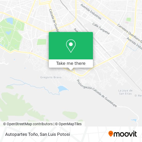 Autopartes Toño map