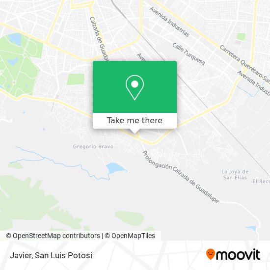 Mapa de Javier