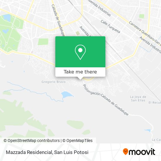 How to get to Mazzada Residencial in San Luis Potosí by Bus?