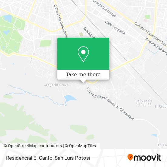 Residencial El Canto map