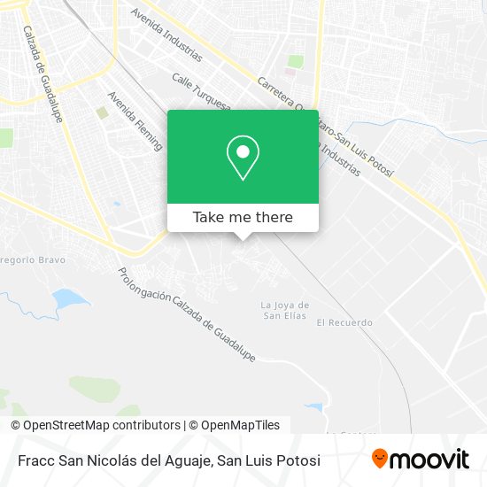 Mapa de Fracc San Nicolás del Aguaje