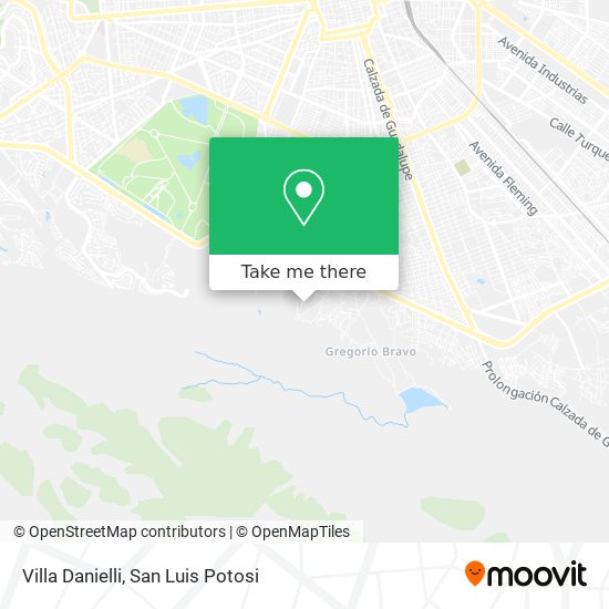 Villa Danielli map