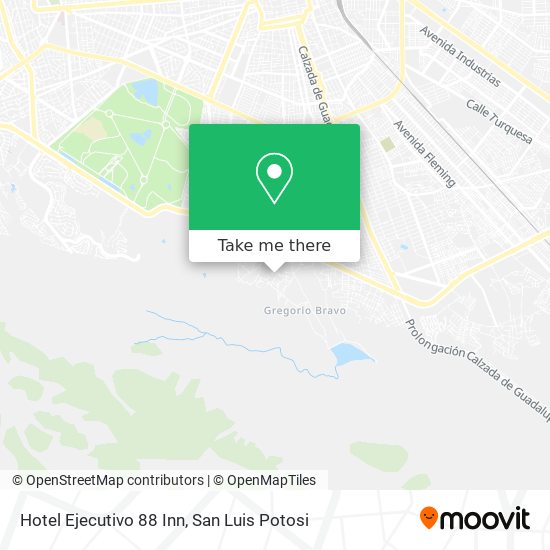 Hotel Ejecutivo 88 Inn map