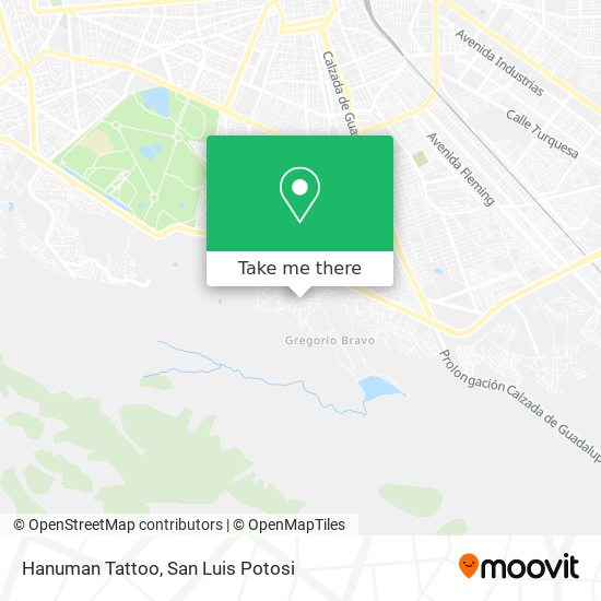 Hanuman Tattoo map