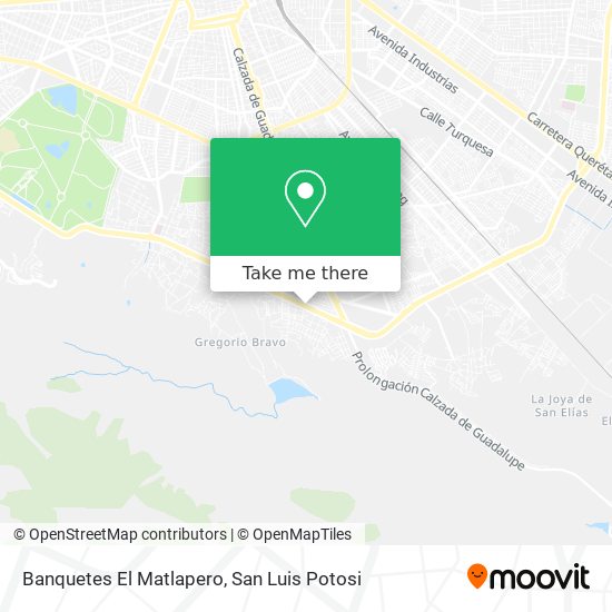 Banquetes El Matlapero map