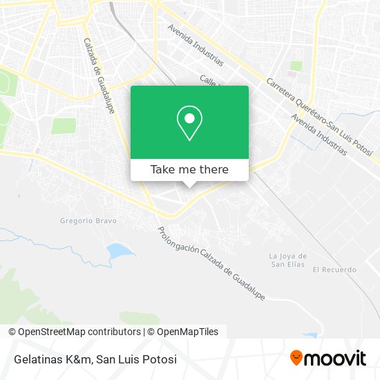 Gelatinas K&m map
