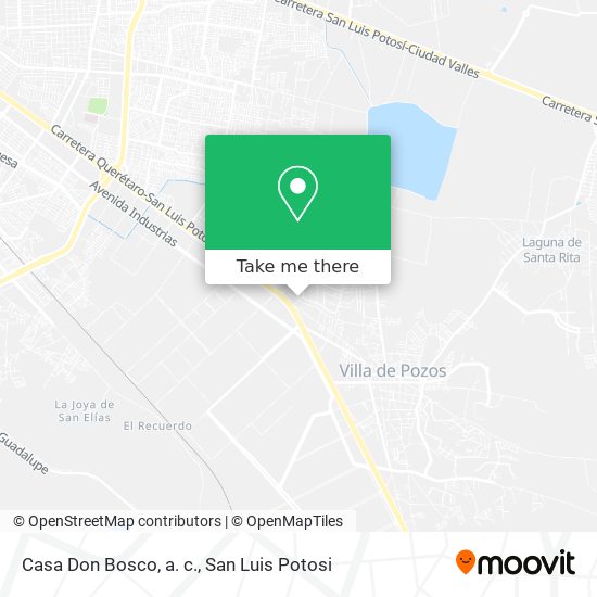 Casa Don Bosco, a. c. map