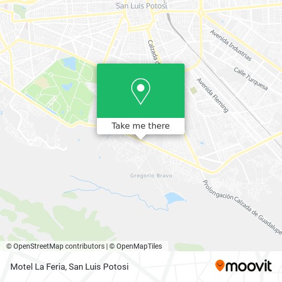 Motel La Feria map