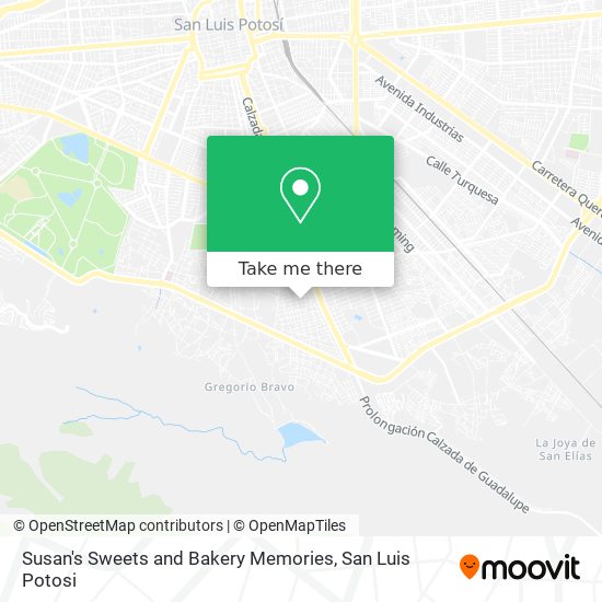 Susan's Sweets and Bakery Memories map