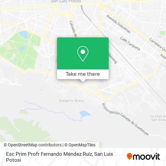 Esc Prim Profr Fernando Méndez Ruíz map