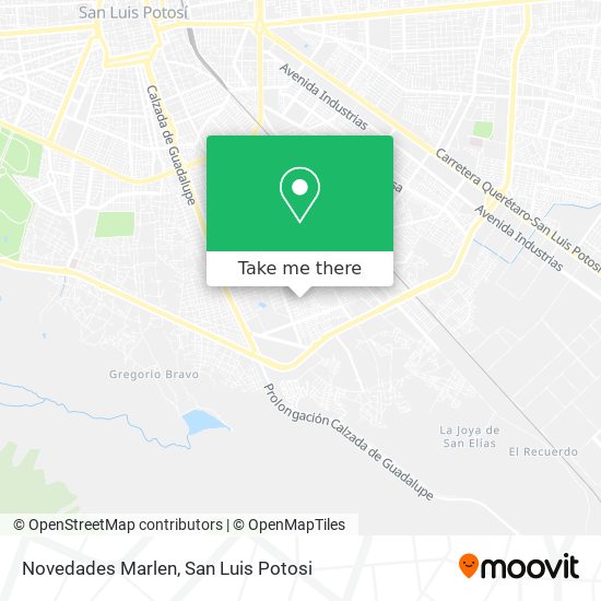 Novedades Marlen map