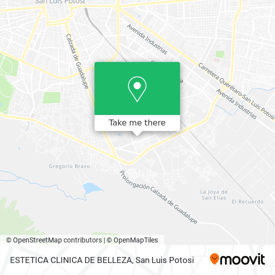ESTETICA CLINICA DE BELLEZA map