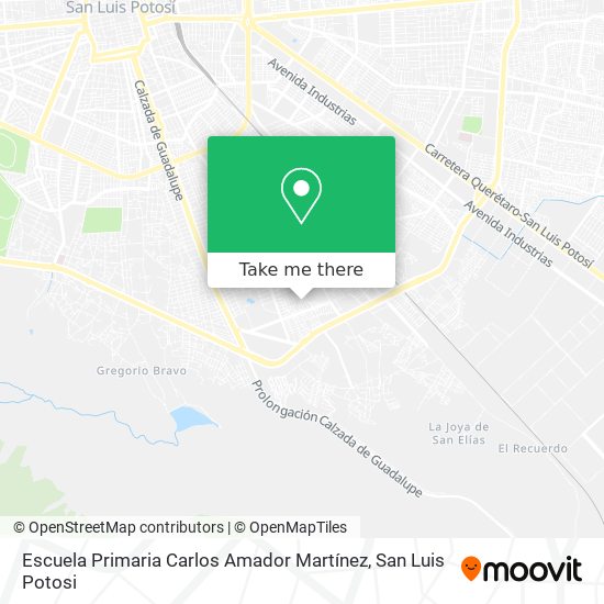 Escuela Primaria Carlos Amador Martínez map
