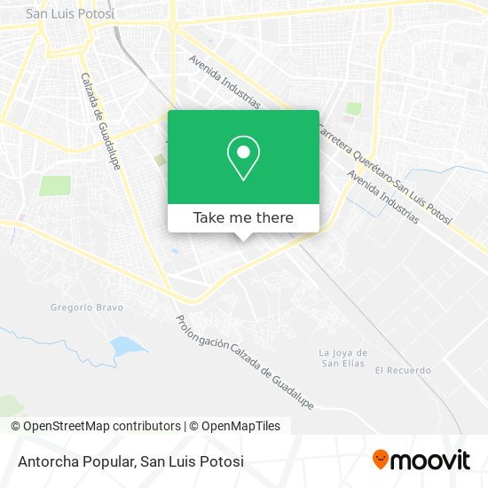 Antorcha Popular map