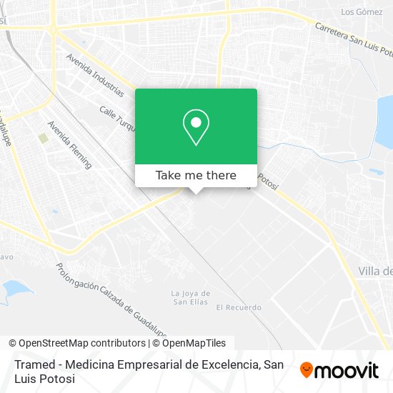 Tramed - Medicina Empresarial de Excelencia map