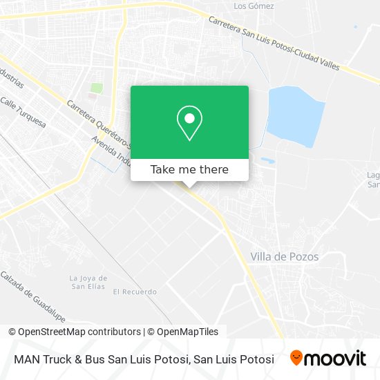 MAN Truck & Bus San Luis Potosi map