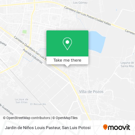 Jardín de Niños Louis Pasteur map