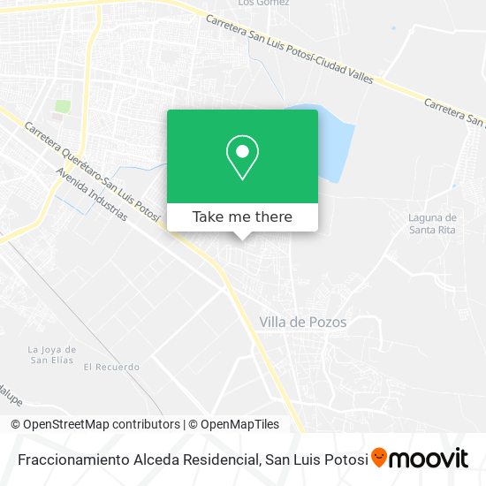 Mapa de Fraccionamiento Alceda Residencial