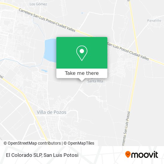 El Colorado SLP map