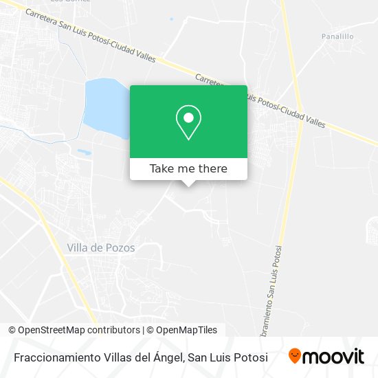 Mapa de Fraccionamiento Villas del Ángel