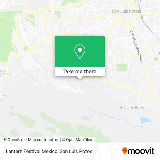 Lantern Festival Mexico map