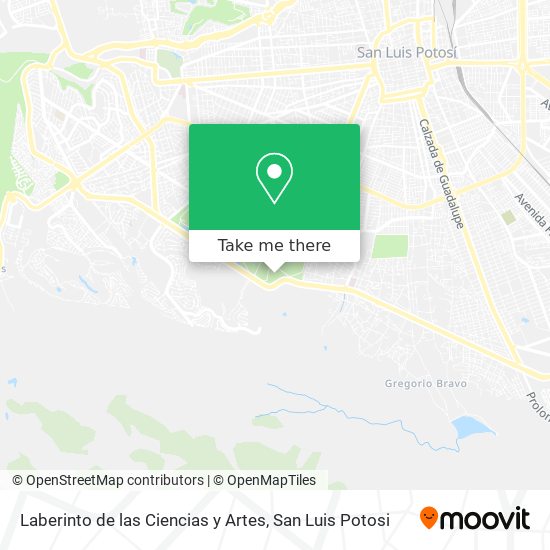Laberinto de las Ciencias y Artes map