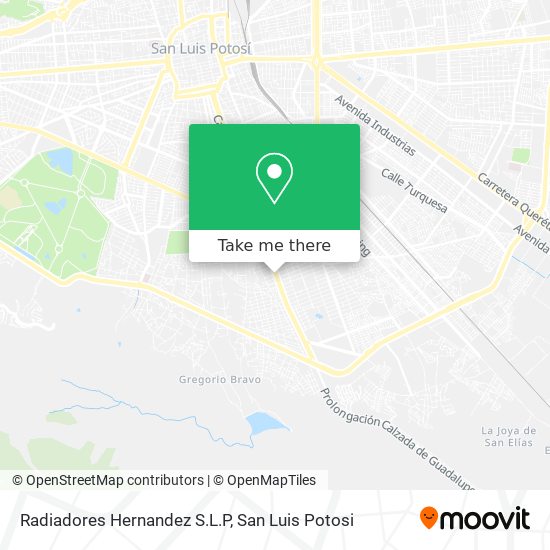 Radiadores Hernandez S.L.P map