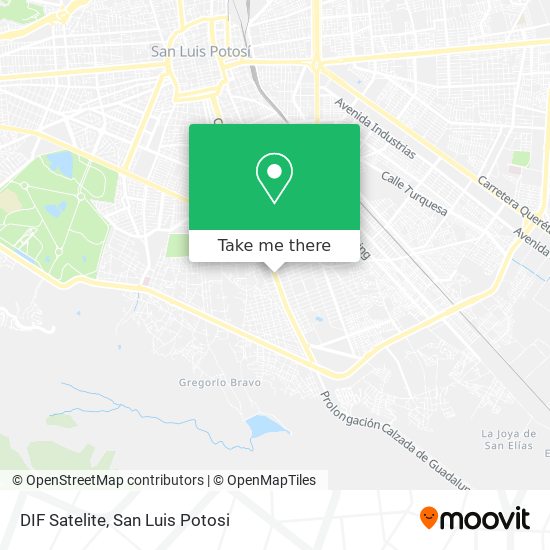 Mapa de DIF Satelite