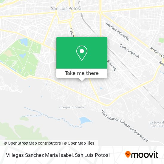 Villegas Sanchez Maria Isabel map